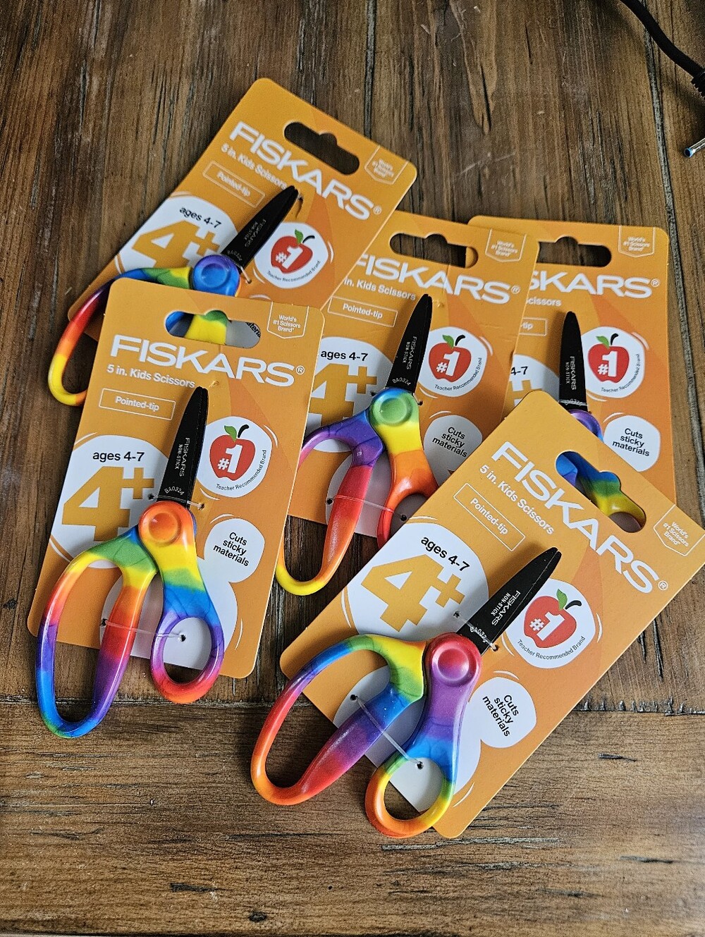 Fiskars Rainbow Kids Scissors - 5 in